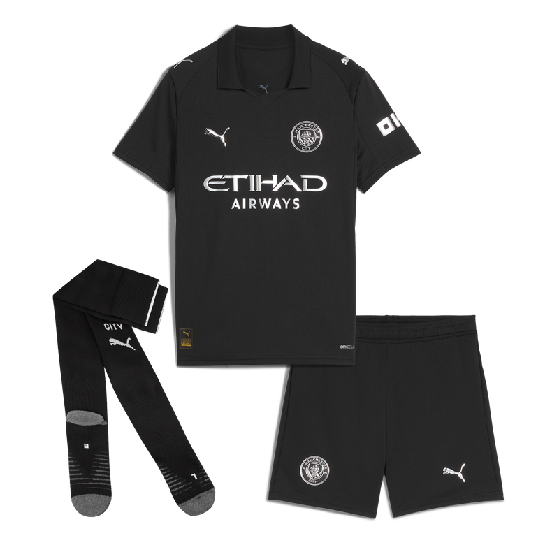 Kids' Manchester City Full Away Kit 25/26 - 